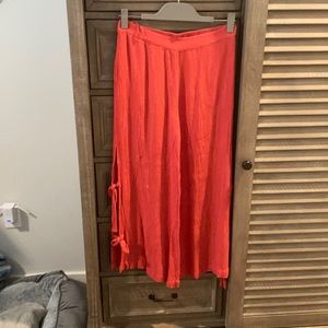 Cropped flair pants